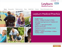 Tablet Screenshot of leyburnmedicalpractice.co.uk